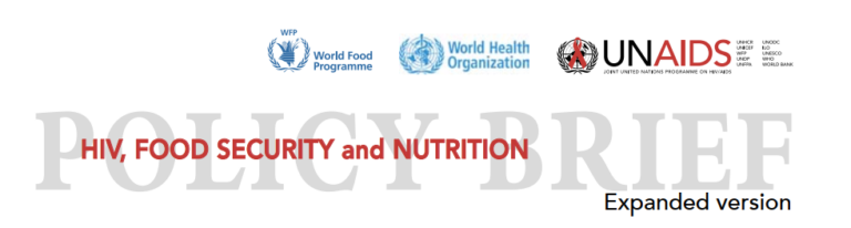 HIV Food Security – Nutrition