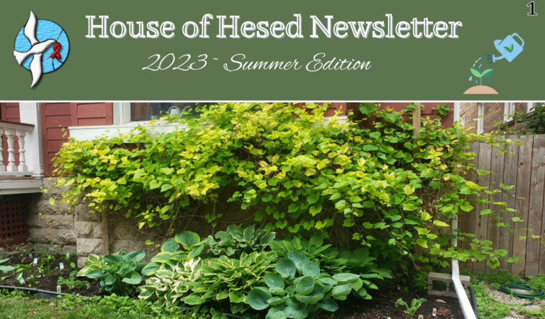 2023 House of Hesed Summer Newsletter